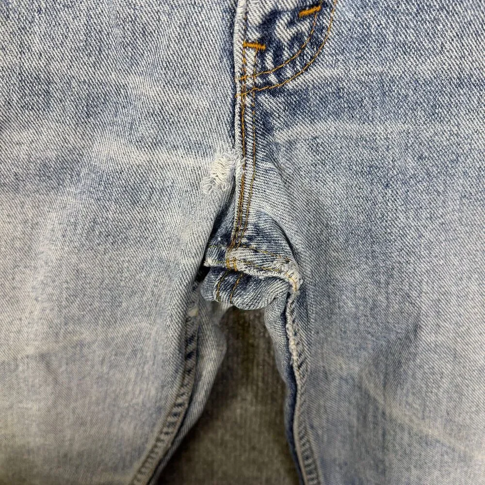 Vintage Levi's 550 Men's Jeans 38x32(36x31) Light Wash Denim Distressed Tapered